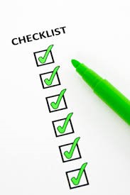 chenicals checklist